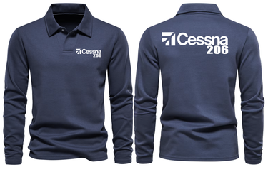 CESSNA 206 LONG SLEEVE POLO